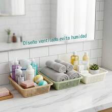 CASAMAX WL Multifunctional Storage Basket - Large Capacity For Organizing Clothes, Toys, Blankets, Home, Office - Minimalist Design With Breathable Mesh - -Friendly And Durable Material - COLOR SENT AT RANDOM - - Multicolor - View 1