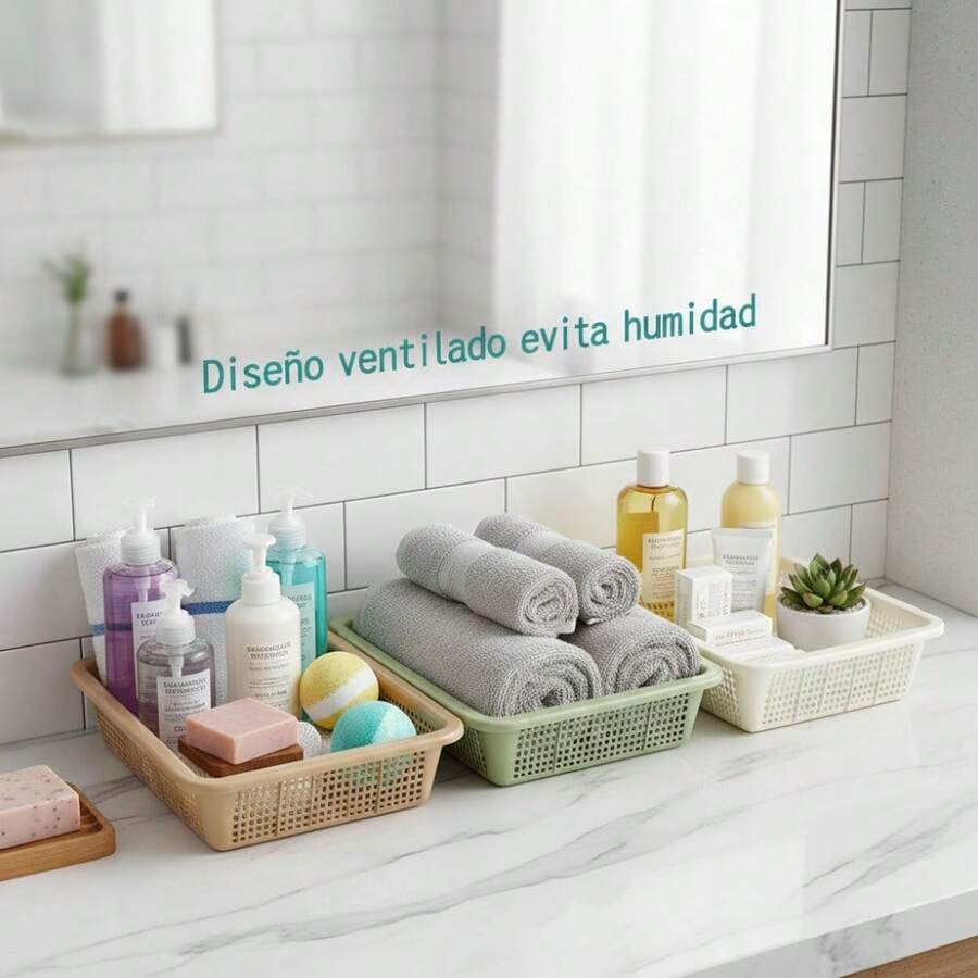 CASAMAX WL Multifunctional Storage Basket - Large Capacity For Organizing Clothes, Toys, Blankets, Home, Office - Minimalist Design With Breathable Mesh - -Friendly And Durable Material - COLOR SENT AT RANDOM - - Multicolor - View 1
