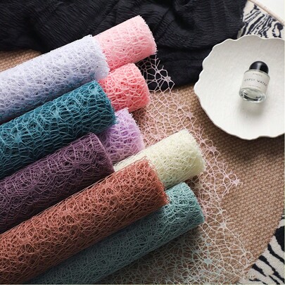 Tulle Wrap Roll For Bouquets, 19.6x5 Yard Floral Mesh Netting - DIY Flower Packaging, Gift Wrapping, Wedding & Party Decor