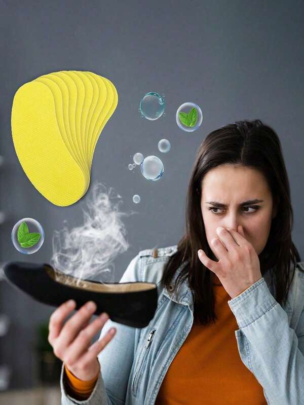 50/30/20/10pcs Fragrant Shoe Insoles, Deodorizing, Durable, Breathable, Soothing For Lungs, Suitable For Various Shoes, Essential For Travel And Daily Use