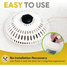 SHSULT755 - Protector de Drenaje ultrarrevolucionario para Ducha, sin tamao, Acero Inoxidable - ShowerShroom Stealth - Ver 6