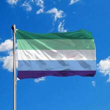 - Paquete de bandera gay de 3x 5 pies MLM para accesorios LGBTQ+ para presentes, celebraciones, desfiles, decoracin del hogar, suministros para fiestas, festivales - Verde oscuro, verde, blanco, azul, azul oscuro - Ver 4