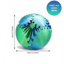 1 Stück ADHS Getriebe Ball 3D gedruckter Getriebe Ball drehbarer Ball Fidget Spielzeug - Reduzierung von Stress und Angst mit Getriebe Ball Fidget Ball - ideal für sensorische Bedürfnisse und, Finger Getriebe Ball - einzigartiges Heim und Büro Dekoration, Partys und kreative Geschenke