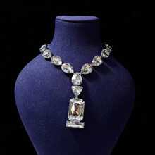 Collar de borlas de lujo estilo bohemio, accesorio de collar maxi brillante y cristalino sexy para mujeres, adecuado para fiestas