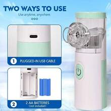 2025 Upgrade Mesh Nebulizer -PortableHandheld Electric Atomizer With Accessories. Fit For Adults & Kids,Sweet Gift For Mom With Breathing Lssues - 綠色 - 查看 2