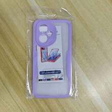 Hadaasi 1pc Soft TPU Bumper + Hard PC Back 2-In-1 Full Coverage Transparent Phone Case With Front Screen Protector, Compatible With IPhone 17 Pro/17 Pro Max/Air/17/16/16E/16 Pro Max/15/14/13/12/11 Pro Max/Plus/SE2/SE3, Galaxy M36/S25 FE, 12/13C/12C/Note 12 Pro/NOTE14 PRO+/NOTE13 PRO/NOTE13 PRO+, POCO M6 PRO, Reno14 Pro/Reno14 F, Hot 60 Pro/Hot 60 Pro+ - Mauve Purple - View 118