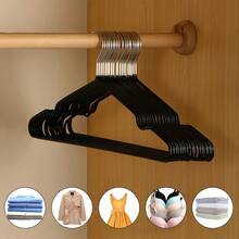 Tendencia20pcs Ganchos Para Ropa Organizador Percha antideslizante Económicos Resistentes Metálico 40cm Ahorran espacioCalidad premium - Multicolor - Ver 6
