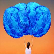 Banderas de adoracin de 54x 54 pulgadas para iglesia de baile, bandera de alabanza, banderas de fuego con varillas flexibles y bolsa de almacenamiento, juego de 2, naranja - rojo - negro - Azul Marino - Ver 7