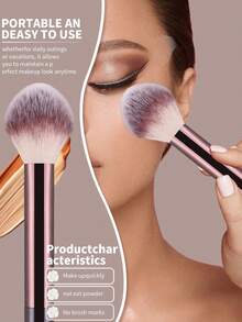 12件套多功能化妆刷套装：散粉刷、腮红刷、粉底刷、眼影刷、修容刷 + 1个斜角化妆海绵 + 1个圆形化妆海绵 + 1个白色粉扑，化妆刷套装，化妆刷套装，化妆刷套装，全套化妆刷，化妆刷套装，化妆刷套装，化妆礼盒套装 - 棕色 - 查看 6