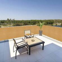 Cubierta de visualizacin de privacidad para balcn, visualizacin de privacidad de 3x 16.4 pies, visualizacin de privacidad para terraza, cubierta de parasol resistente a los rayos para porche - Beis - Ver 5