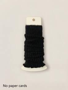 1/2/4双装女士加厚蓬松保暖腿套，秋冬季百搭时尚简约腿套，及膝长筒腿套，舒适保暖 - 彩色 - 查看 9