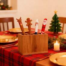 4/8pcs Christmas Erasable Pens, Cute Reindeer & Gingerbread Man Shaped Pens, Creative Santa Erasable Pen Set, Christmas Special Edition Erasable Pen Set