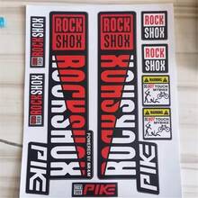 9 件/张全新山地自行车前叉贴纸适用于 Rock Shox SID 公路车、山地车赛车配件贴花、自行车装饰、自行车配件