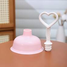 1 件家用排水管疏通工具，适用于厨房水槽和浴室，手持式皮革排水管疏通器，毛发清洁 - 彩色 - 查看 3