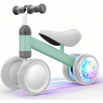 Triciclo para Bebe, Triciclo para Niños, Bicicleta para niños, Bicicleta de Equilibrio,Verde