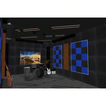 12 Pack 1x 12x 12 Black Acoustic Wedge Studio Foam Sound Absorption Wall Panels - Initial - View 4