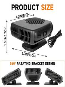 Car Defroster Car Heater Windshield Heater Fast Heating And Cooling Device Portable And Automatic 200W Suitable For Small And Large Vehicles