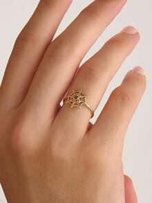 1 pieza Anillo de plata de ley 925 con diseño de telaraña de estilo gótico y circonita cúbica, anillo de plata creativo adecuado para uso diario de mujeres, fiestas, San Valentín, regalo de cumpleaños, estilo Ins, joyería de aniversario