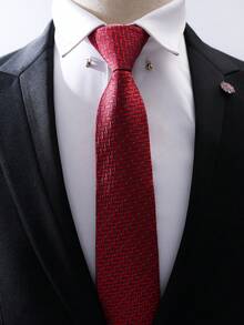 1 pieza Corbata de hombre con múltiples estilos de corbatas a rayas, fácil de anudar para personas perezosas, de moda y versátil, adecuada para vestimenta formal, negocios, matrimonio, trabajo y carrera