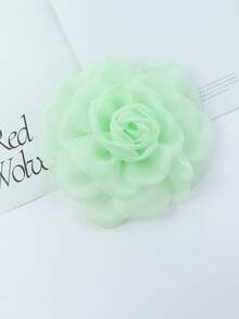 Handmade Exaggerated Multi-Layer Rose Tulle Flower Brooch, Hair Clip, Hat, Clothing Decoration For Women - Camellia - View 27