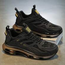 2025 Nuevos zapatos deportivos para hombres, zapatillas casuales impermeables de cuero KPU para otoño/invierno, versión coreana, ligeros, zapatos para estudiantes, zapatos de viaje para todas las estaciones, antideslizantes y resistentes al desgaste, zapatos de correr con cordones de moda, suela gruesa, talla grande