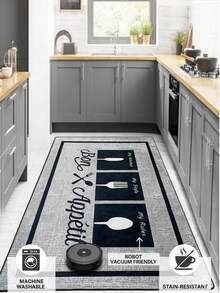 Kitchen Runner Rug – Washable NonSlip Kitchen Rug – 80x120, 80x150, 80x200, 80x300, 100x160, 100x200, 100x300, 120x180, 140x190, 160x230 Cm – Soft & Durable - Made In Turkey