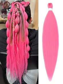 Estensioni per capelli all'ingrosso, trecce in fibra sintetica pre-stirata con effetto ombre yaki