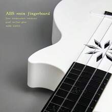 58.42 Cm Carbon Fiber Soprano Ukulele - Lightweight & Durable Beginner Kit For Adults & Teens, Easy To Play With Clear Fretboard, Includes 6 Strings & 2 Picks, White, Perfect For Home Or Travel, Travel Ukulele, Sleek Instrument, Durable Construction - Multicolor - View 7