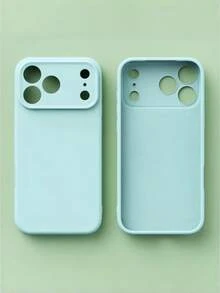 新款奢华防震亲肤手机壳，兼容 Air 17 16 15 Pro 14 Plus 13 12 11 Pro Max，防摔柔软丝滑保护套 - 白色 - 查看 5