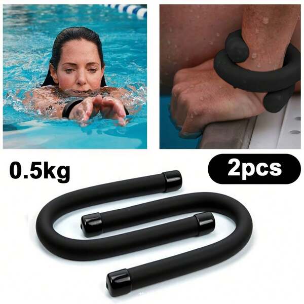 2 flexible Sportausrüstung Gewichtsringe, Schwimmtraining Gewichtsarmbänder und Knöchelreifen, Handgelenkbänder, Knöchelbänder, verstellbare Ausrüstung, geeignet für Fitness, Laufen, Schwimmen, Yoga, Krafttraining Ringe, Heimfitnessgeräte, Fitness-Zubehör, multifunktionales Zubehör für Männer und Frauen, stapelbares Gewicht, flexible Struktur, hochwertige Uhrenarmbänder, Widerstandsbänder, Knöchelgewichtsträger