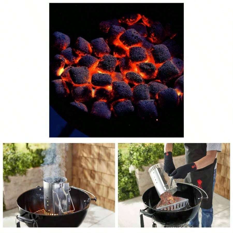 Encendedor de Carbn para Parrillada, Negro, Rpido y Fcil de Usar, Ideal para Cocinar al Aire Libre - Arrancador de chimenea - Ver 1