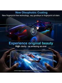 Yezodawee 1Pack 360 Degree Privacy Screen Protector With 1 Pack 4 Conner Protective Phone Case Compatible With IPhone 17 Pro Max/17 Pro/17 Air/17/16 Pro 6.3 Inches, 4 Directions Horizontal And Vertical All Around Anti Spy Tempered Glass Film, 4 Directions 360 Degree All-Round Privacy Protection, Make Your Cell Phone Screen Be Invisible To Left ,Right, Up & Down.Face ID Sensitive,Full Coverage