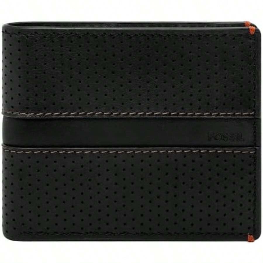 Men's Sport Tourer Coin Pocket Bifold Wallet - Black - View 1