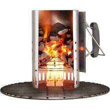 Encendedor de Carbn para Parrillada, Negro, Rpido y Fcil de Usar, Ideal para Cocinar al Aire Libre - Arrancador de chimenea - Ver 7