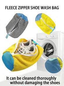 洗鞋袋保持鞋子清洁，2 件装 - 可机洗鞋袋，360° 全方位包裹，适用于运动鞋、靴子和精致鞋履，可重复使用，清洁鞋袋 - 彩色 - 查看 12