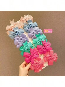 30 PIEZAS Pasadores de pelo con mini lazos de colores brillantes para niñas y adolescentes. Accesorios de pelo lindos ideales para el estilo diario, eventos escolares, fiestas, viajes y sesiones de fotos. Perfectos como regalos de graduación, cumpleaños, vacaciones, favores de fiesta y regalos de Navidad. Ornamentos creativos para el cabello que añaden un encanto dulce a cualquier atuendo. - Multicolor - Ver 5