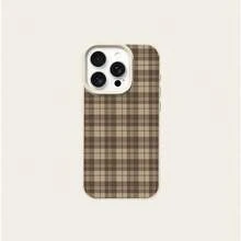 1pc Retro Elegant Classic College Style Pattern TPU Phone Case Compatible With IPhone/Compatible With Redmi/ 17 Pro Max,International Version, Not The Domestic Version - White - View 5