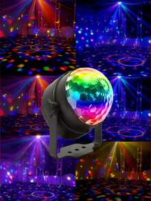 Mini Magic Ball Disco Light - USB Powered, Multicolored Rotating LED Ball, Suitable For Parties, Birthdays And Home Decor, Party Lighting | Vibrant Lighting | Plastic Ball, Disco Ball Light - Multi-color light - View 7