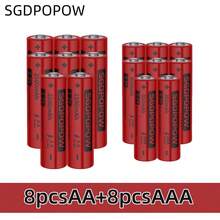 SGDPOPOW Baterías Ni-MH AA/AAA, alta eficiencia, suministro de energía continuo, experiencia de usuario mejorada - aaa - Ver 12