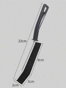 Set de 3 cepillos multiusos para ranuras, cepillo para limpiar ranuras estrechas, cepillo para juntas de azulejos de baño, limpiador de ranuras con cerdas duras, adecuado para el hogar, restaurante, azulejos de cocina, rieles de ventanas (color/estilo aleatorio)