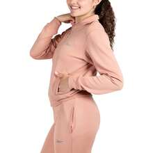 Reebok Vector Beige Full Zip Women's Tracksuit - 米色 - 查看 4