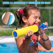 Set de 12 Pistolas de Agua de Espuma - Juguetes para Exteriores en Piscina, Patio, Prado y Playa - Multicolor, Ideal para Niños de 4 a 8 Años - ‎Multicolor - Ver 5