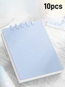 1-20pcs Customized Loose-Leaf Macaron Notebook, Office & Study Supplies, 80 Pages. Compact & Portable, Suitable For Classroom Notes, Recording Client Needs, Schedule Planning And Life Organization.