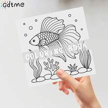 GDTME 1pc Comfortable Animal Coloring Book, Bold & Simple, Vivid & Clear Fuzzy Animal Patterns, Can Use Markers To Paint In Different Colors, Notebook For Relaxation At Office, Play At School, Birthday Gift, Back To School Gift, Christmas Gift, Art Supplies, 24 Single-Sided Printed Pages, 7.9"X7.9" - The Joy Of Comfort - View 7