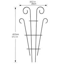 1 件植物攀爬支撑架，创意山龟花盆架，金属格架 - 彩色 - 查看 5