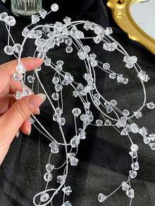 水晶钻石花环、树枝工艺品、DIY手工制品。是婚礼和家居装饰的理想节日装饰品，适用于求婚、订婚、婚礼、新娘送礼会、生日等场合。 - 彩色 - 查看 10