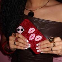 Fall Vintage Sexy Red Lips And Leopard Phone Case Phone Cover Compatible With IPhone 17 Air 17 Pro Max 16 Pro 15 Plus 14Pro Max 13 12 11, And Galaxy S25/S24/S23/S22/S21/A71/A56/A55/A53/A54/A35/A36, Best Gifts For Halloween/Christmas - 111 - Xem 1