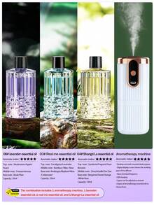1个白色车载香薰机，车载空气清新剂，女士车载配件，酒店香氛机，壁挂/桌面两用，5种工作模式，USB充电，6种精油选择。适用于车内、家居、客厅、大卧室、办公室。多套可选（可选：1/2/3瓶精油+1个香薰机）。 - 白色 - 查看 15