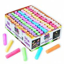 Box Of Jumbo Sidewalk Chalk, 126 Piece 9 Colors Games Toss Across Game, Tic Tac Toe Outdoor Game, Bean Bag Tossing Action
