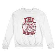 Morehouse College   The House   MC   HBCU T Shirt Men's Casual Crew Neck Long-Sleeved Sweatshirt Soft 3D Print Shirt S - trắng - Xem 3